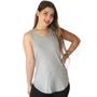 Imagem de Kit 3 Blusas Regatas Feminina Long line Mullet Viscolycra Dia a Dia Academia Atacado Projeto Verão