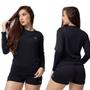 Imagem de Kit 3 Blusas Termicas Feminina Uv50+ Segunda Pele Proteção Solar