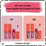 Imagem de Kit 3 Blush Batom E Sombra 3 Em 1 Melu By Ruby Rose 3 Cores