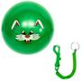 Imagem de Kit 3 Bola De Vínil Pula Pula Com Cordão Mola Bollinha Dente de Leite