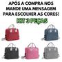 Imagem de Kit 3 Bolsa Térmica Lancheira Alça Ombro Marmita Fitness