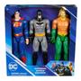 Imagem de Kit 3 Bonecos 30cm Batman, Superman E Aquaman DC 4184 -Sunny