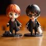 Imagem de Kit 3 Bonecos Action Figure Harry Potter Hermione Rony 9,5cm