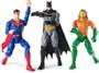 Imagem de Kit 3 Bonecos DC Batman Superman Aquaman  30 cm Sunny - 4184