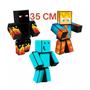 Imagem de Kit 3 Bonecos Minecraft Problems Athos e Lopers 35 Cm
