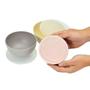 Imagem de Kit 3 Bowls Com Tampas Fibra de Bambu Cores Sortidas Lyor