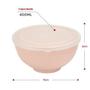 Imagem de Kit 3 Bowls Com Tampas Fibra de Bambu Cores Sortidas Lyor
