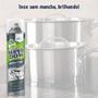 Imagem de Kit 3 Brilho Inox Spray Limpador De Uso Geral Domline 300Ml