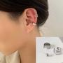 Imagem de Kit 3 Brincos Piercings Clipe Conjunto Delicado Feminino Ear C/furo