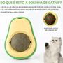Imagem de Kit 3 Brinquedo Para Gatos Abacate Catnip Erva Gato Natural