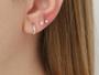 Imagem de Kit 3 Brinquinhos Cartilagem Orelha Tipo Piercing Argola
