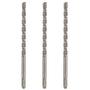 Imagem de Kit 3 Broca SDS 14mm x 210mm Concreto Martelete Profissional