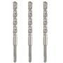 Imagem de Kit 3 Brocas Sds Plus 20Mm X 310Mm Metal Duro Para Concreto