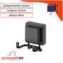 Imagem de Kit 3 Cabide Gancho Duplo Multiuso Com Ventosa Para Toalhas Objetos Utensílios Banheiro Preto Fosco - Future