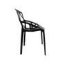 Imagem de Kit 3 Cadeira Design Chair One Penélope Assento Plástico Preto