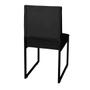 Imagem de Kit 3 Cadeira Para Sala de Jantar Trendy Base Metálica Preto Tecido Sintético Preto - Móveis Mafer