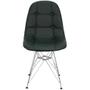 Imagem de Kit 3 Cadeiras Charles Eames Botonê Eiffel Base Metal