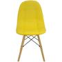 Imagem de Kit 3 Cadeiras Charles Eames Botonê Eiffel Wood Estofada