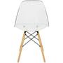 Imagem de Kit 3 Cadeiras Charles Eames Cristal Eiffel Wood Designer