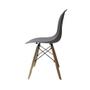 Imagem de Kit 3 Cadeiras Charles Eames Eiffel Fendi Base Madeira