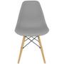 Imagem de Kit 3 Cadeiras Charles Eames Eiffel Wood Design - Cinza