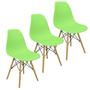 Imagem de Kit 3 Cadeiras Charles Eames Eiffel Wood Design