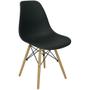 Imagem de Kit 3 Cadeiras Charles Eames Eiffel Wood Design - Preta