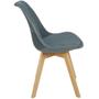 Imagem de Kit 3 Cadeiras Charles Eames Leda Veludo Luisa Saarinen