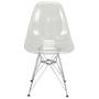 Imagem de Kit 3 Cadeiras Eames Cristal Transparente Eiffel Base Metal
