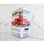 Imagem de Kit 3 Caixas Organizadoras De Geladeira Transparentes Armazenadoras De Frutas Legumes Ovos Clear Fresh OU