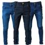 Imagem de Kit 3 Calça Infantil Juvenil Jeans Masculina 2 Ao 16 Oferta