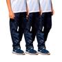 Imagem de Kit 3 Calça Infantil Masculina Tecido Helanca Inverno