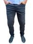 Imagem de Kit 3 calça jeans masculina slim com lycra caqui em sarja Skinny