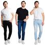 Imagem de Kit 3 Calça Jeans Skinny Masculina Com Elastano Slim - Boen Jeans