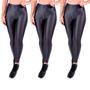 Imagem de Kit 3 Calça Legging Cirre 3D Cós Alto Feminina Gomax Fitness