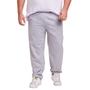 Imagem de Kit 3 Calça Moletom Masculina Plus Size Jogger Punho Fit