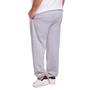 Imagem de Kit 3 Calça Moletom Masculina Plus Size Jogger Punho Fit