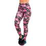 Imagem de Kit 3 Calças Legging Fitness Estampada Cós Alto Cintura Alta