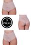 Imagem de Kit 3 Calcinha Cós Alto Segura Barriga Tanga Modeladora Pós Parto - c10 THAMIRES