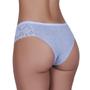 Imagem de Kit 3 Calcinha de Algodao Feminino Tanga Conforto Renda Listrada - c2 KIT 3 CALCINHAS LÍVIA