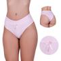 Imagem de Kit 3 Calcinha de Algodão Tanga Cós Alto Duplo Modeladora Raquel
