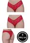 Imagem de Kit 3 Calcinha Renda - KIT 3 THAYLA