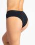 Imagem de Kit 3 Calcinhas Algodão com Pala lateral Dupla larga Elastico Macio confortavel lingerie feminina