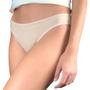 Imagem de Kit 3 Calcinhas Fio Dental Try Basics Algodão Cotton Básica Lisa Moda Lingerie