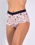 Imagem de Kit 3 Calcinhas Short Cueca Boxer Feminina Cintura Alta com Elástico Largo