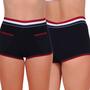 Imagem de Kit 3 Calcinhas Short Maui Algodão Penteado