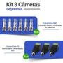 Imagem de Kit 3 Câmeras Bullet Tudo Forte TF 2020 B Full HD 1080p com Visão Noturna 20M Proteção IP66 + DVR Tudo Forte TFHDX 3304 4 Canais
