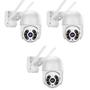 Imagem de Kit 3 Câmeras De Segurança IP66 À Prova D'água WiFi 360 Graus Vision Noturna Ip66IR
