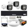 Imagem de Kit 3 Câmeras Intelbras VHD 1220 B G7 Full Color Bullet Full HD 1080p Multi HD IR 20m + DVR Gravador de Vídeo Intelbras MHDX 3004-C + HD 500GB