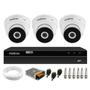 Imagem de Kit 3 Câmeras Intelbras VHD 3230 D G7 Dome Full HD 1080p Visão Noturna de 30m IP67 + Dvr Intelbras MHDX 1204 4 Canais H.265+